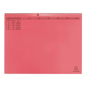 4010913703031 - Hängehefter Exacompta für 2 x Linksheftung gefalzt Dehnfalte Organisationsdruck Blauer Engel Recycling-Karton rot 25 Stück 4010913703031 - Hängehefter Exacompta für 2 x Linksheftung gefalzt Dehnfalte Organisationsdruck Blauer Engel Recycling-Karton rot 25 Stück