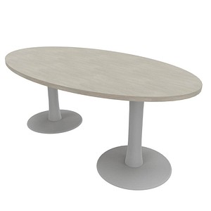 8058265533483 - Konferenztisch Idea+ beton oval Säulenfuß alu 2000 x 1100 x 740 cm 8058265533483 - Konferenztisch Idea+ beton oval Säulenfuß alu 2000 x 1100 x 740 cm