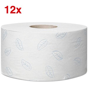 Jumbo-Toilettenpapier T2 Premium Mini 2-lagig 12 Rollen