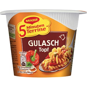 Maggi® 5 Minuten Terrine Gulaschtopf Fertiggericht 8 Stk.