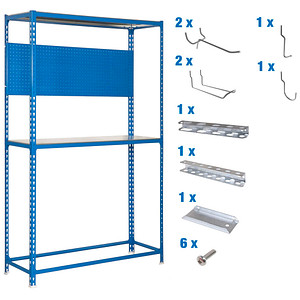 8425437072277 - Werkbank-Set SIMONRACING blau 1000 x 400 x 2000 cm 8425437072277 Simonrack