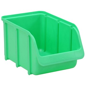 4007228673401 - Sichtlagerkasten 673400 Größe 3 außen 242x146x127mm Polypropylen grün 4007228673401 Hünersdorff