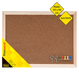 4002372680213 - Pinnwand 568021 40x30cm Kork Holz 4002372680213 Idena