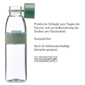 8720294023180 - Trinkflasche Ellipse transparentschwarz 05 l 8720294023180 MEPAL 8720294023180 - Trinkflasche Ellipse transparentschwarz 05 l 8720294023180 MEPAL