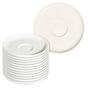 ID Fine Untertassen Mesa Oval weiß Ø 12,0 cm, 12 St.