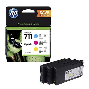 3 HP 711 (P2V32A) cyan, magenta, gelb Tintenpatronen 3 HP 711 (P2V32A) cyan, magenta, gelb Tintenpatronen