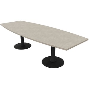 8058265534237 - Konferenztisch Idea+ IDTR280 CL R 74cm (H) 280x80-110cm (BxT) Tonnenform beton dunkelgrau 8058265534237 Quadrifoglio 8058265534237 - Konferenztisch Idea+ IDTR280 CL R 74cm (H) 280x80-110cm (BxT) Tonnenform beton dunkelgrau 8058265534237 Quadrifoglio