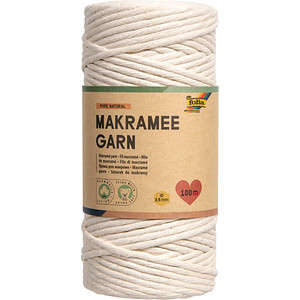 4001868126006 - Makramee Garn natur Pure natural 4001868126006 folia 4001868126006 - Makramee Garn natur Pure natural 4001868126006 folia