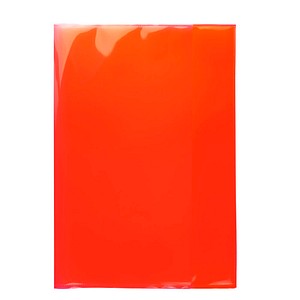 HERMA Heftumschlag PLUS transparent/rot DIN A4