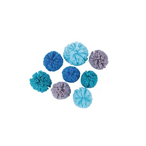 4006166783869 - Pompons blau sortiert Ø 40-50 cm 8 St