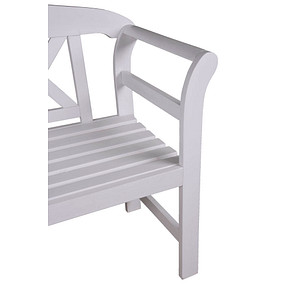 4041908127143 - Gartenbank Vancouver 985075 weiß Holz 1280 cm 4041908127143 Garden Pleasure