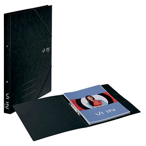 VON LEITZ Ringbuch 2-Ringe schwarz 2,5 cm DIN A4, 1 St.