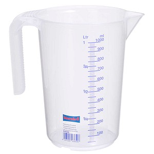 hünersdorff Messbecher transparent