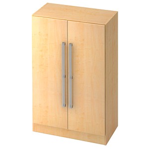 4032062126721 - HAMMERBACHER Aktenschrank Akandia V7550 3 3 NU ahorn 2 Fachböden 800 x 420 x 1270 cm