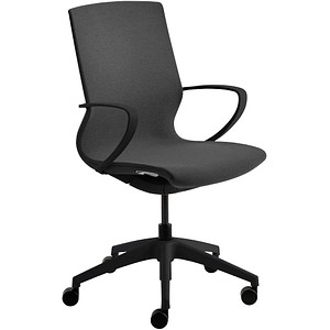 4032376010808 - Bürostuhl myMORRIS grau   schwarz mit Armlehnen bis 120kg 4032376010808 Mayer