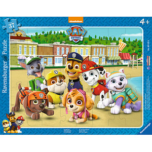 4005556061556 - Kinderpuzzle - 06155 Familienfoto - Rahmenpuzzle für Kinder ab 4 Jahren Paw Patrol Puzzle mit 37 Teilen