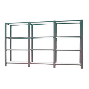 Simonrack Weitspannregal OFFICLICK 8425437108815 anthrazit, weiß 270,0 x 40,0 x 150,0 cm