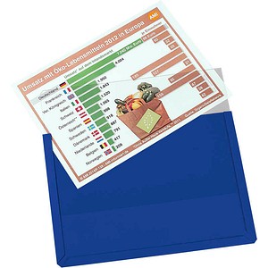 Eichner Sichttasche Magnet 9218-01820-08 A4 quer bl 10St 4052301006959 Eichner 10 Stück