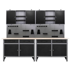 Klaus Werkbank-Set grau 240,0 x 60,0 cm