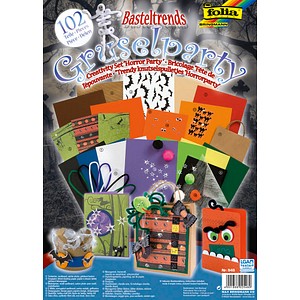 4001868025460 - Bastelset Gruselparty mehrfarbig 102 St