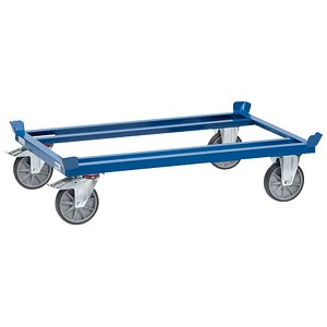 fetra Palettenwagen 22801-TPE blau 85,5 x 125,5 x 32,9 cm