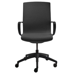 4032376010808 - Bürostuhl myMORRIS grau   schwarz mit Armlehnen bis 120kg 4032376010808 Mayer