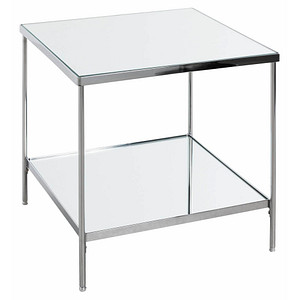 4001070542571 - Beistelltisch Glas silber 450 x 450 x 460 cm 4001070542571 HAKU Möbel