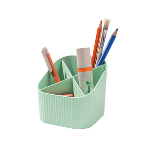 4012473120501 - Stiftehalter X-LOOP pastellgrün Kunststoff 4 Fächer 111 x 111 x 105 cm 4012473120501 HAN 4012473120501 - Stiftehalter X-LOOP pastellgrün Kunststoff 4 Fächer 111 x 111 x 105 cm 4012473120501 HAN