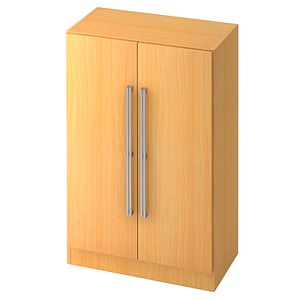 4032062126905 - HAMMERBACHER Aktenschrank Akandia V7550 6 6 NU buche 2 Fachböden 800 x 420 x 1270 cm