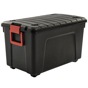 8716382194511 - Aufbewahrungsbox Multi 6163 außen 445x75x445cm Polypropylen schwarz rot 8716382194511 IRIS Ohyama