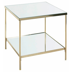 4001070541574 - Beistelltisch Glas gold 450 x 450 x 460 cm 4001070541574 HAKU Möbel