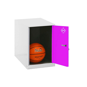 8425437117640 - Spind SIMONLOCKER DISM weiß pink 8425437117640 1 Schließfach 400 x 500 x 475 cm 8425437117640 Simonrack