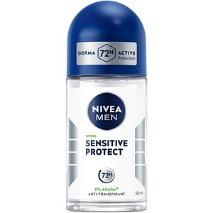 NIVEA MEN Sensitive Protect Antiperspirant Roll-On Deodorant - 50 ml