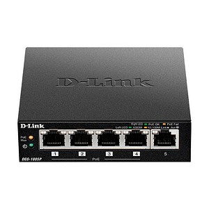 0790069440984 - DGS-1005P DGS 1005P - Switch - 5 x 10 100 1000 (4 PoE+) - Desktop - PoE+ (60 W) DGS-1005P 0790069440984