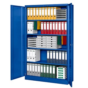 4260090172797 - Aktenschrank 111155 Stahl abschließbar 5 OH 120 x 195 x 42 cm blau 4260090172797 Gürkan
