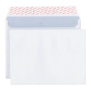 ELCO Faltentaschen documento ca. DIN C4 ohne Fenster weiß mit 2,0 cm Falte, 200 St.
