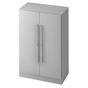 4032062126837 - HAMMERBACHER Aktenschrank Akandia V7550 5 5 NU lichtgrau 2 Fachböden 800 x 420 x 1270 cm