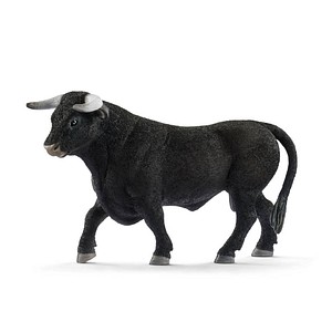 Image of Farm World Schwarzer Stier, Spielfigur