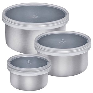 4019889141694 - Lunchboxen-Set EDS silber 100  200  400 ml 1 Set
