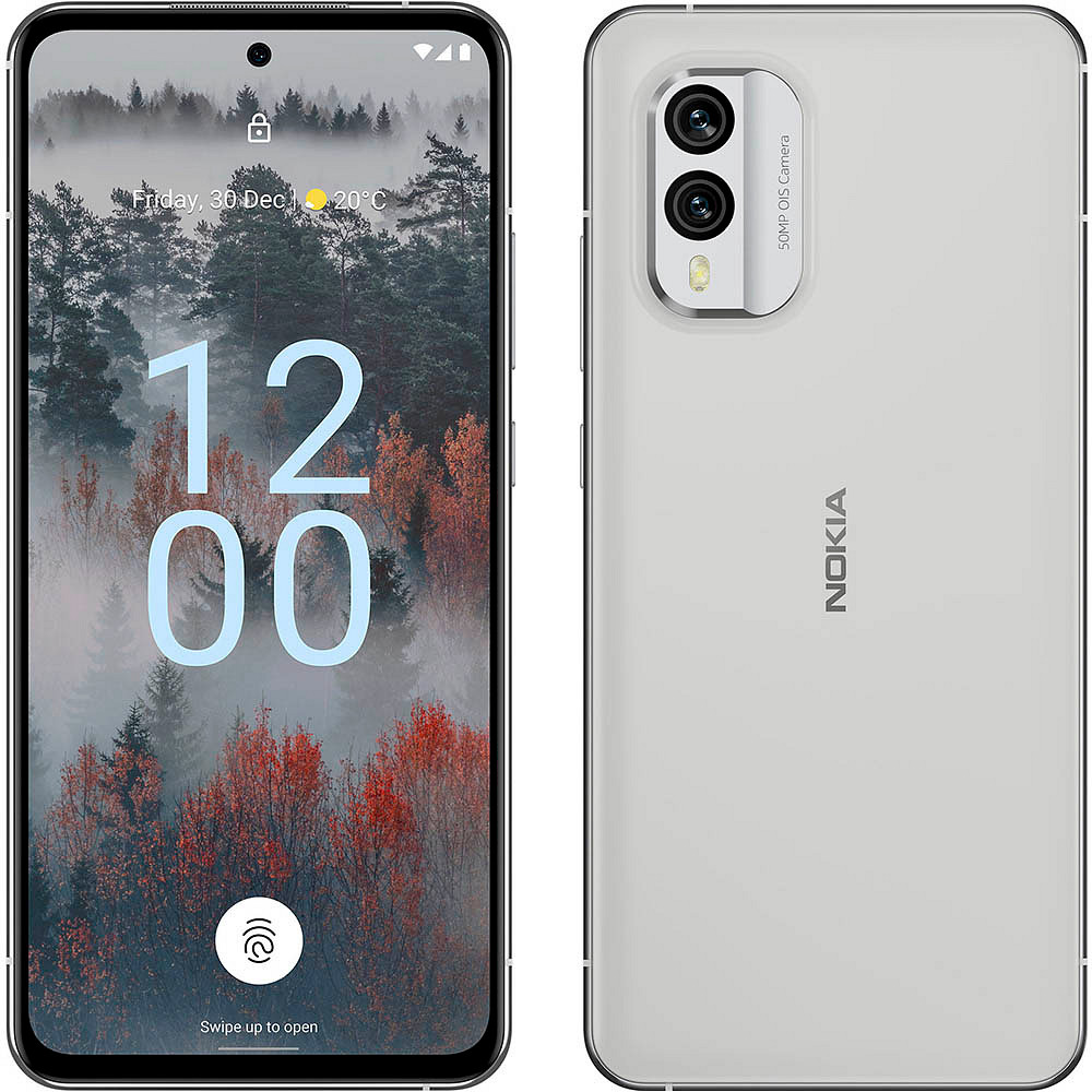 NOKIA X30 5G Dual-SIM-Smartphone weiß 128 GB