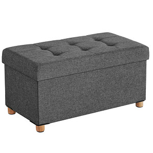 6955880307449 - Sitztruhe LSF16GYZ dunkelgrau Stoff 760 cm 6955880307449 SONGMICS