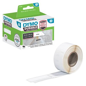 DYMO Etikettenrollen für Etikettendrucker 1933085 weiß, 19,0 x 64,0 mm, 2 x 450 Etiketten