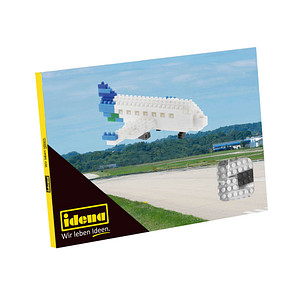 4002372701499 - 40149 Postkarte Flugzeug Mini- Bausteine  4002372701499 Idena