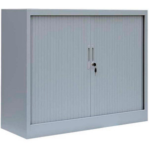 4061815525023 - Schiebetürenschrank 555130 lichtgrau 2 Fachböden 1200 x 457 x 1050 cm 4061815525023 LÜLLMANN