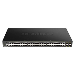0790069467905 - D-Link DGS 1250-52XMP - Switch - L3 Lite - Smart - 48 x 10 100 1000 (PoE) + 4 x 10 Gigabit SFP+ - an Rack montierbar