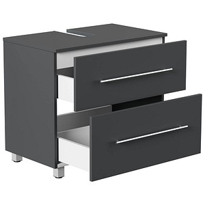 4251982676592 - Mondial Universal Unterbau auf Standfüßen 70 cm SoftClose weiss hochglanz