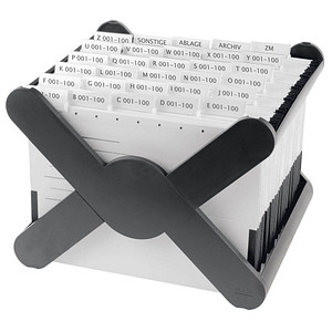 4012473121164 - Hängeregistraturkorb ohne Mappen X-CROSS KARMA schwarz 4012473121164 HAN