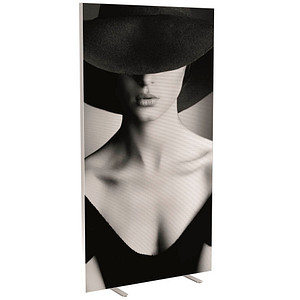 PAPERFLOW Trennwand easyScreen Classic Chic, 60995 bunt 94,0 x 173,4 cm, 1 St.