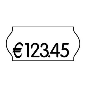 5706230113002 - Preisetiketten 70-030-0-003 26x12mm weiß permanent 54000 Etiketten 5706230113002 36 Rolle