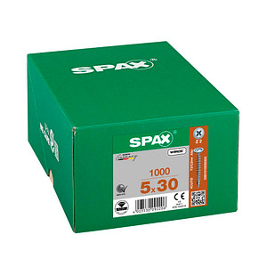 SPAX® Universalschrauben Z2 Rückwandkopf WIROX 30mm  x 5 mm, 1000 St.